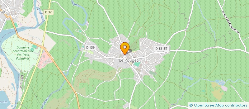 localisation de l'entreprise MONSIEUR CEDRIC ALONSO à LE POUGET