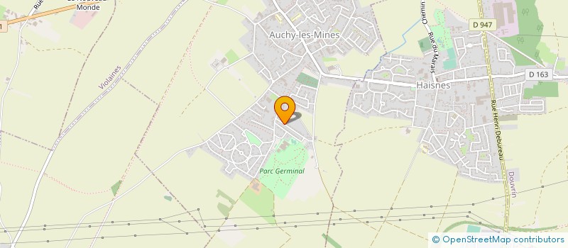 localisation de l'entreprise MONSIEUR CEDRIC ALVES  AUCHY-LES-MINES