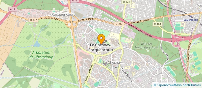 localisation de l'entreprise MONSIEUR CEDRIC AMAR  LE CHESNAY-ROCQUENCOURT