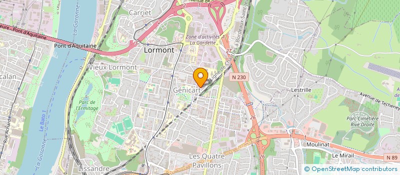 localisation de l'entreprise MONSIEUR CEDRIC AMOND--COULOMB  LORMONT