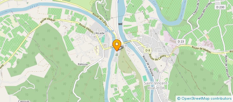 localisation de l'entreprise MONSIEUR CEDRIC ANDRES  LUZECH