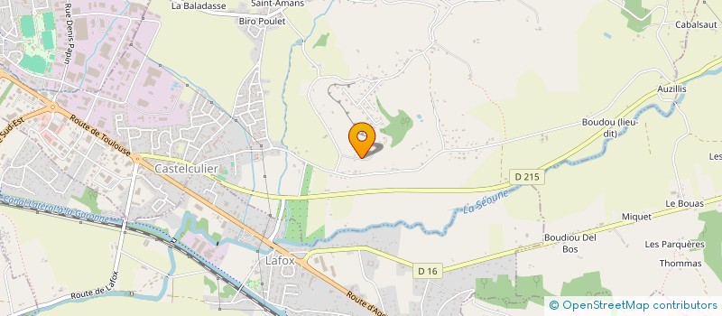 localisation de l'entreprise MONSIEUR CEDRIC ANDRIAMAHERIZO RANAIVO  CASTELCULIER