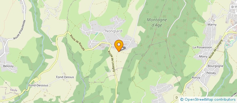 localisation de l'entreprise MONSIEUR CEDRIC ANTHOINE MILHOMME  NONGLARD