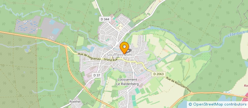 localisation de l'entreprise MONSIEUR CEDRIC ANTZ  SOUFFLENHEIM