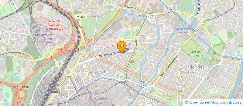 localisation de l'entreprise MONSIEUR CEDRIC AOUST à STRASBOURG