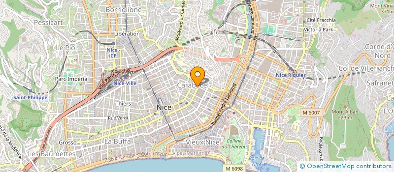 localisation de l'entreprise MONSIEUR CEDRIC ARBAUD  NICE