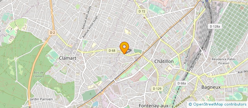 localisation de l'entreprise MONSIEUR CEDRIC ARDENNE à CHATILLON