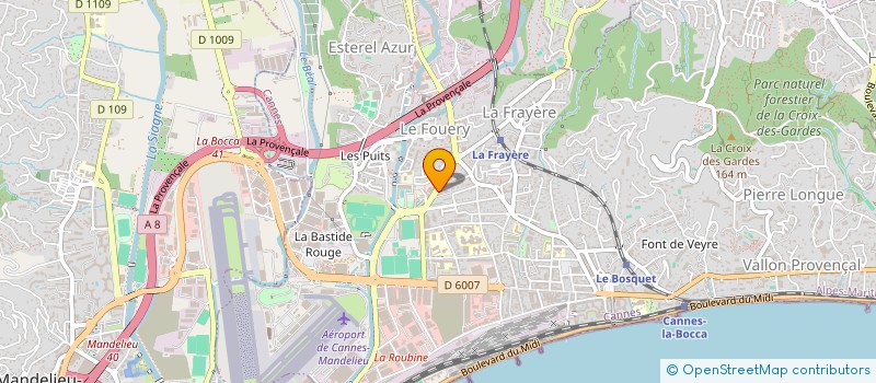 localisation de l'entreprise MONSIEUR CEDRIC ARINI à CANNES