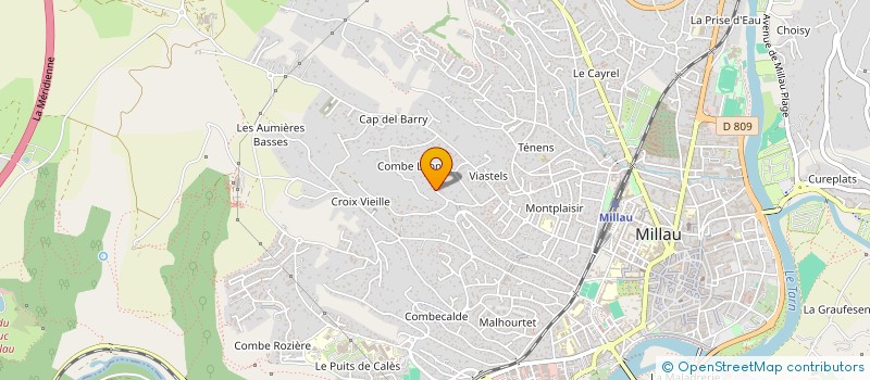 localisation de l'entreprise MONSIEUR CEDRIC ARTUR à MILLAU