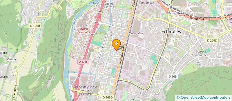 localisation de l'entreprise MONSIEUR CEDRIC ATZORI  ECHIROLLES