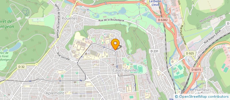 localisation de l'entreprise MONSIEUR CEDRIC AUBERT à LE HAVRE