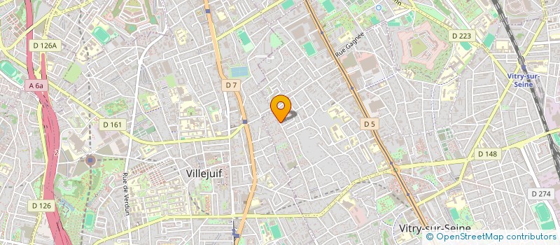 localisation de l'entreprise MONSIEUR CEDRIC AUBRY  VITRY-SUR-SEINE