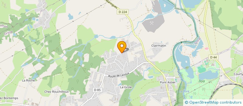 localisation de l'entreprise MONSIEUR CEDRIC AUDEBERT  ORLEAT