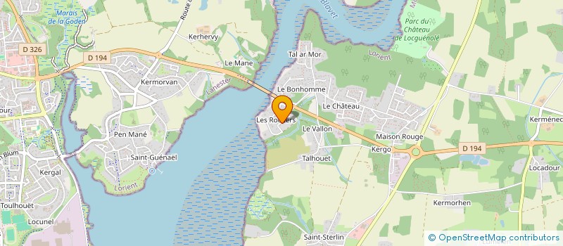 localisation de l'entreprise MONSIEUR CEDRIC AUDRAN  KERVIGNAC