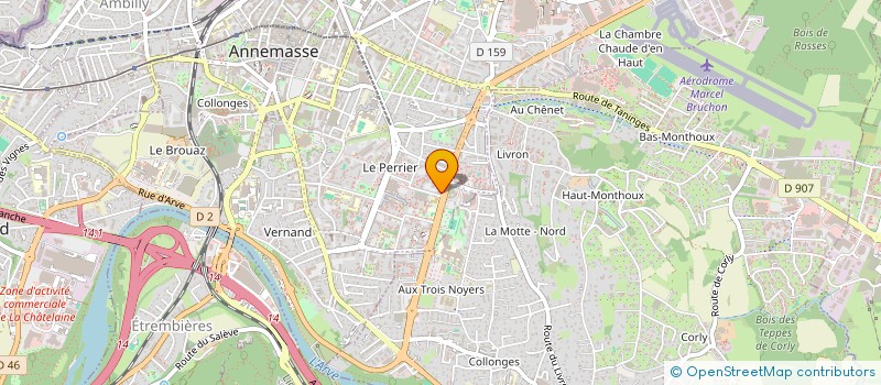 localisation de l'entreprise MONSIEUR CEDRIC AUGARREAU à ANNEMASSE