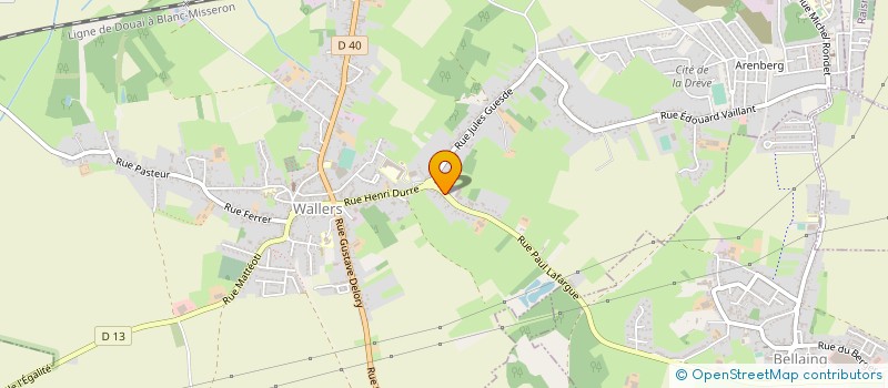 localisation de l'entreprise MONSIEUR CEDRIC AUGER  WALLERS