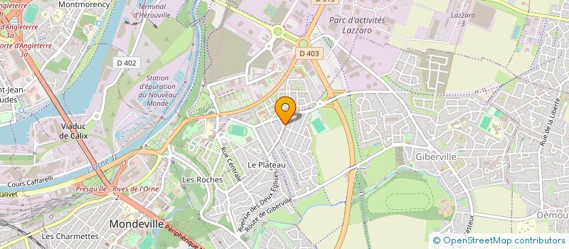 localisation de l'entreprise MONSIEUR CEDRIC AUGER  COLOMBELLES