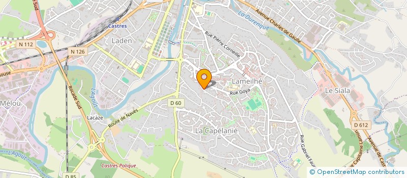 localisation de l'entreprise MONSIEUR CEDRIC AURIOL  CASTRES