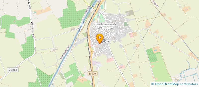 localisation de l'entreprise MONSIEUR CEDRIC AVERSA  SAINT-LAURENT-D'AIGOUZE