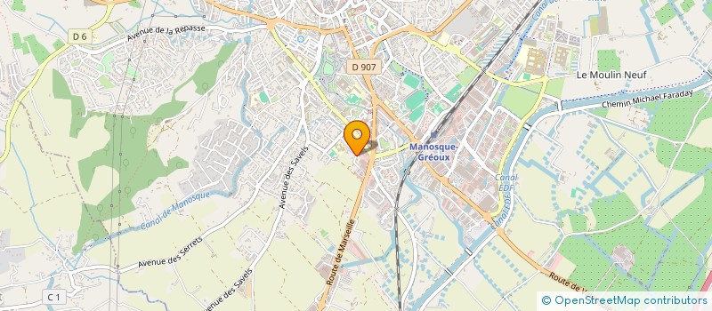 localisation de l'entreprise MONSIEUR CEDRIC AZAIS  MANOSQUE