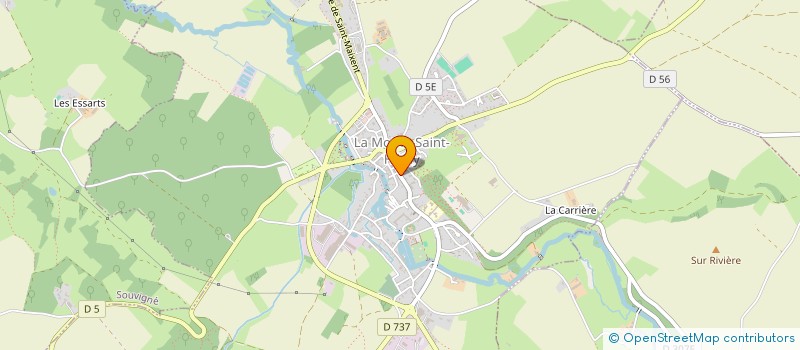 localisation de l'entreprise MONSIEUR CEDRIC BACHELIER  LA MOTHE-SAINT-HERAY