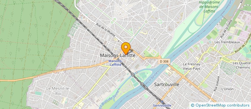 localisation de l'entreprise MONSIEUR CEDRIC BADIA  MAISONS-LAFFITTE