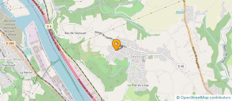 localisation de l'entreprise MONSIEUR CEDRIC BAIA  SEYSSUEL