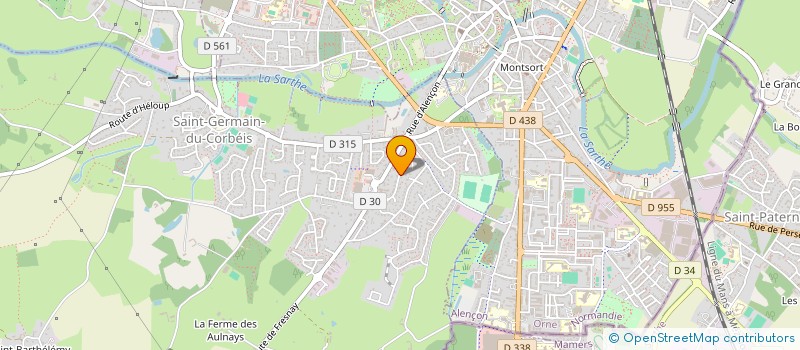 localisation de l'entreprise MONSIEUR CEDRIC BAIGNARD  SAINT-GERMAIN-DU-CORBEIS