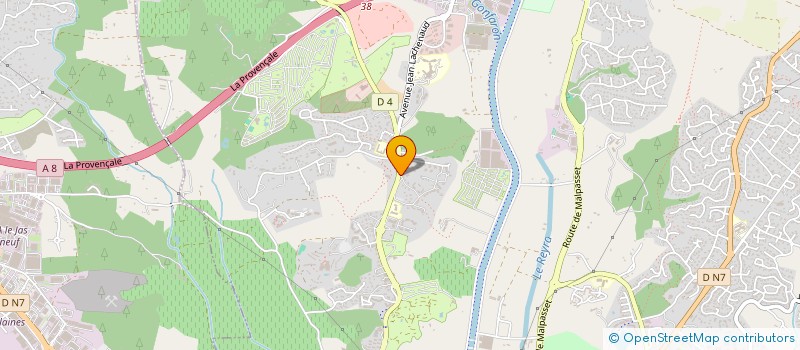 localisation de l'entreprise MONSIEUR CEDRIC BAKAMA à FREJUS