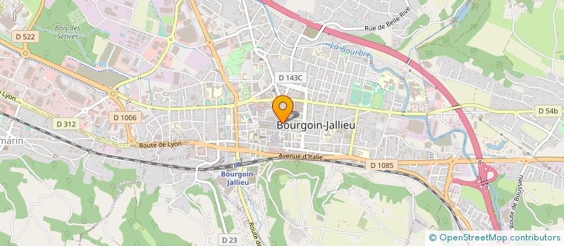 localisation de l'entreprise MONSIEUR CEDRIC BANDEL à BOURGOIN-JALLIEU