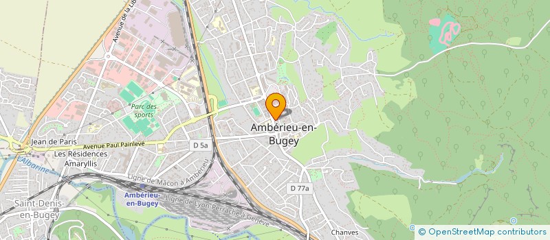 localisation de l'entreprise MONSIEUR CEDRIC BARBANCON à AMBERIEU-EN-BUGEY