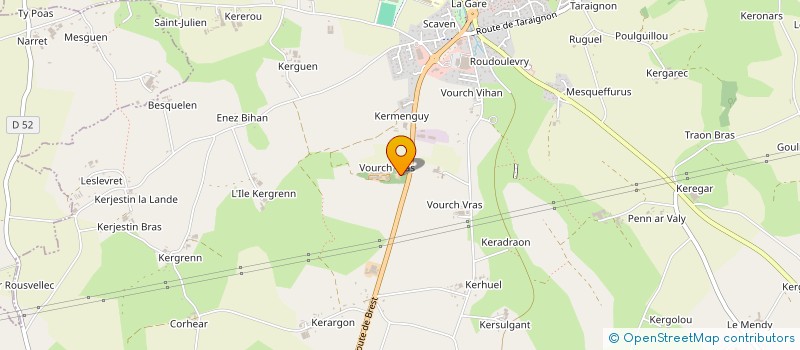 localisation de l'entreprise MONSIEUR CEDRIC BARBEYRON à PLABENNEC