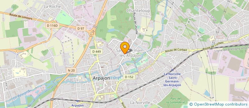 localisation de l'entreprise MONSIEUR CEDRIC BARBOSA à SAINT-GERMAIN-LES-ARPAJON