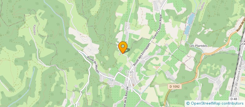 localisation de l'entreprise MONSIEUR CEDRIC BARDIN  CRAS