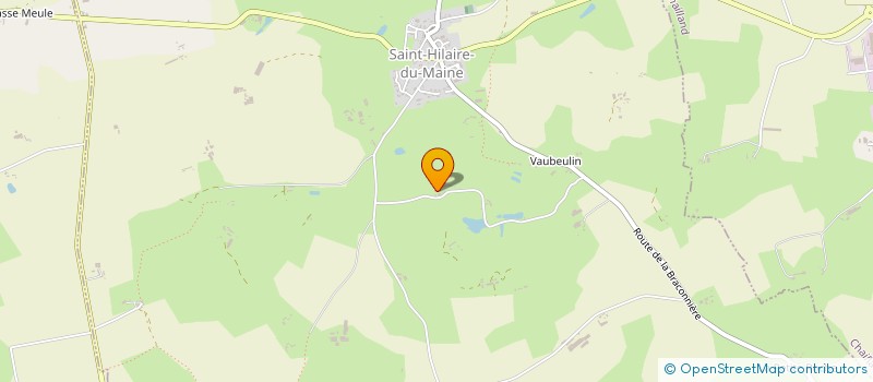 localisation de l'entreprise MONSIEUR CEDRIC BARDOUX  SAINT-HILAIRE-DU-MAINE