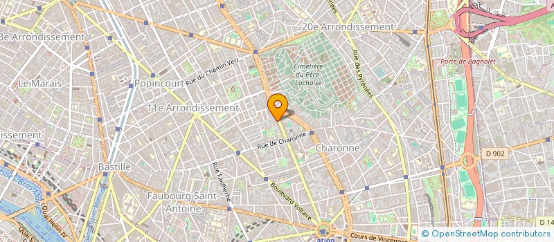 localisation de l'entreprise MONSIEUR CEDRIC BARNAT  PARIS