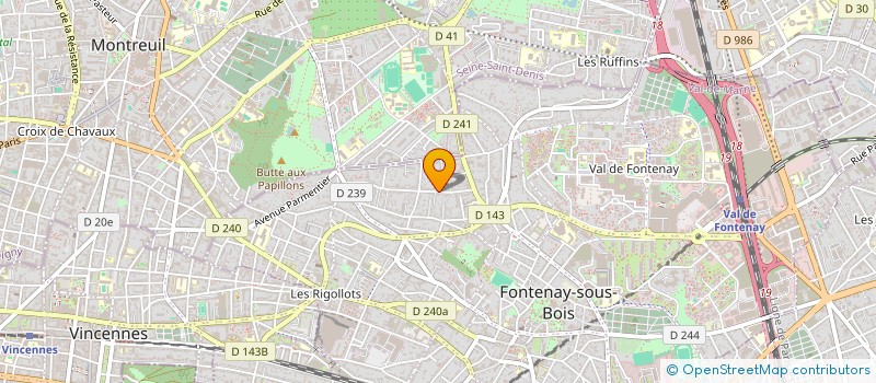 localisation de l'entreprise MONSIEUR CEDRIC BAROUK à FONTENAY-SOUS-BOIS