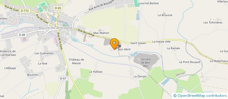 localisation de l'entreprise MONSIEUR CEDRIC BARRE  VAL D'ANAST