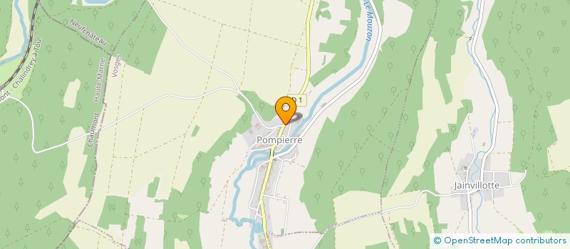 localisation de l'entreprise MONSIEUR CEDRIC BARROIS  POMPIERRE