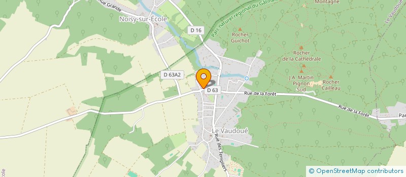 localisation de l'entreprise MONSIEUR CEDRIC BASSE à LE VAUDOUE
