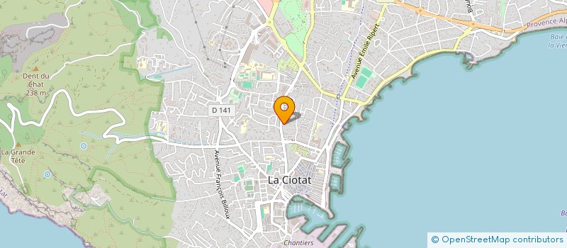 localisation de l'entreprise MONSIEUR CEDRIC BASSETTI à LA CIOTAT