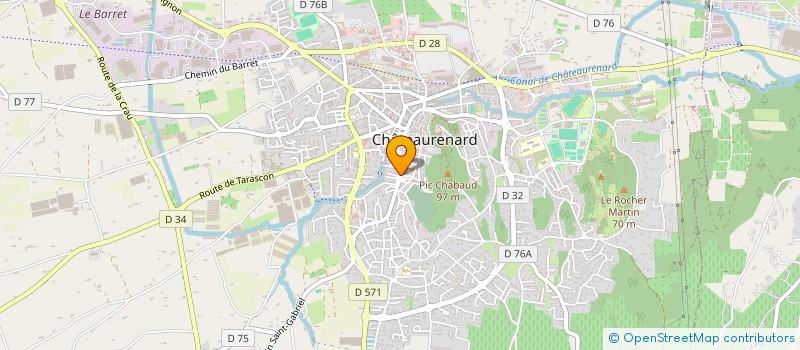 localisation de l'entreprise MONSIEUR CEDRIC BASSOT  CHATEAURENARD