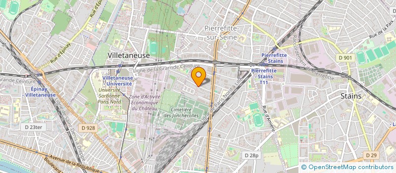 localisation de l'entreprise MONSIEUR CEDRIC BASTARD  PIERREFITTE-SUR-SEINE