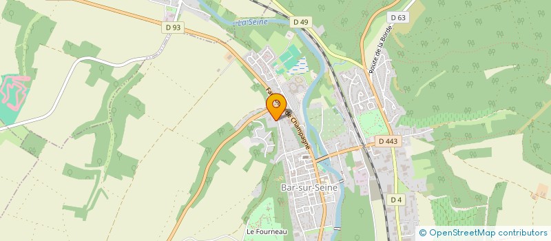 localisation de l'entreprise MONSIEUR CEDRIC BATHIAT à BAR-SUR-SEINE
