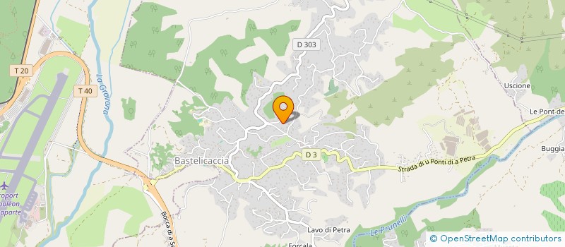 localisation de l'entreprise MONSIEUR CEDRIC BATTAGLIA  BASTELICACCIA