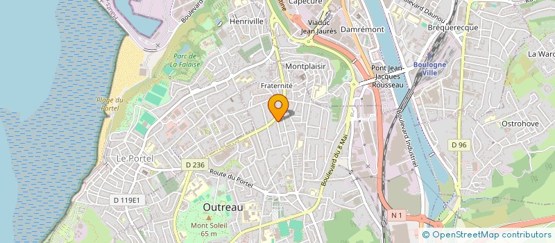 localisation de l'entreprise MONSIEUR CEDRIC BATTESTI  OUTREAU