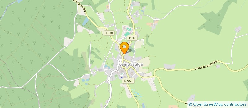 localisation de l'entreprise MONSIEUR CEDRIC BAVAY à SAINT-SAULGE