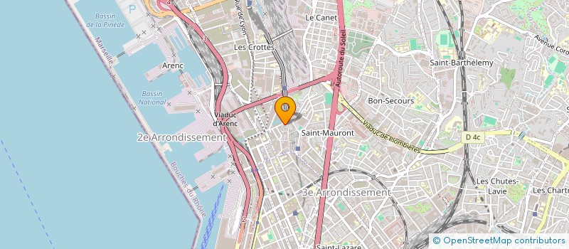 localisation de l'entreprise MONSIEUR CEDRIC BAYLE à MARSEILLE