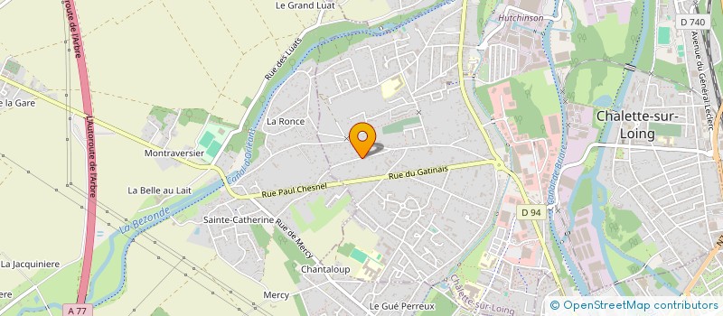 localisation de l'entreprise MONSIEUR CEDRIC BEAUDIN à CHALETTE-SUR-LOING
