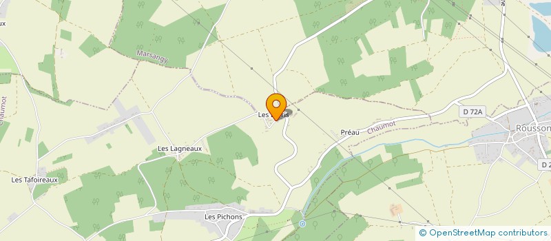 localisation de l'entreprise MONSIEUR CEDRIC BEAUDOIN  CHAUMOT